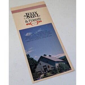 The Jelly Mill & Friends‎ Manchester Vermont Travel Brochure Vintage 90s